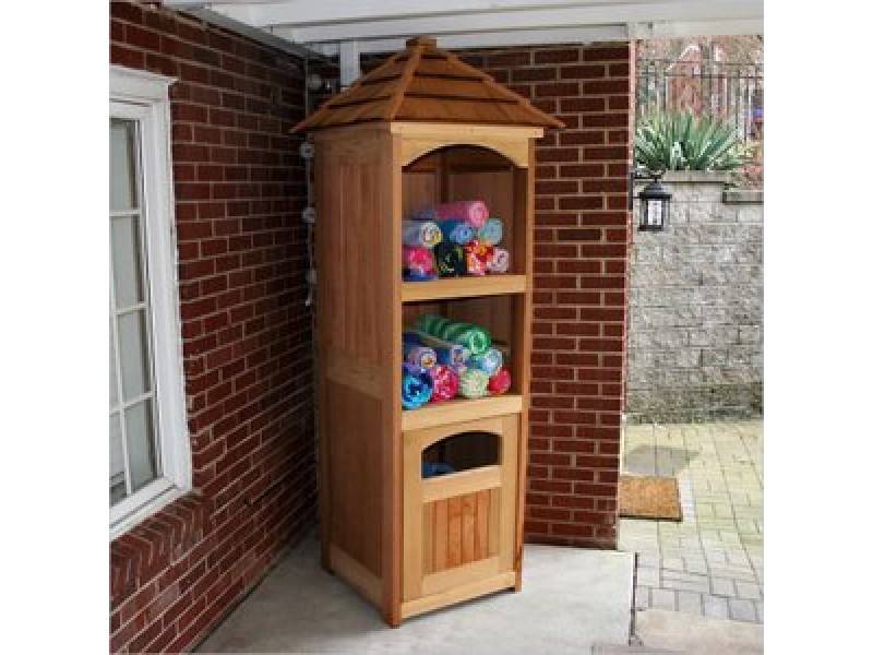 Creekvine Designs Cedar Entertainment and Storage Unit