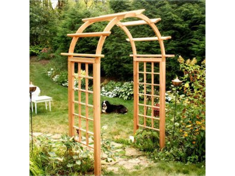 Creekvine Designs Cedar Arched Arbor