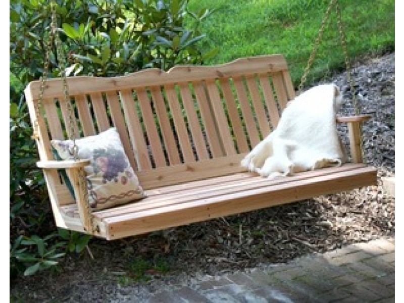 Creekvine Designs Cedar Countryside Porch Swing