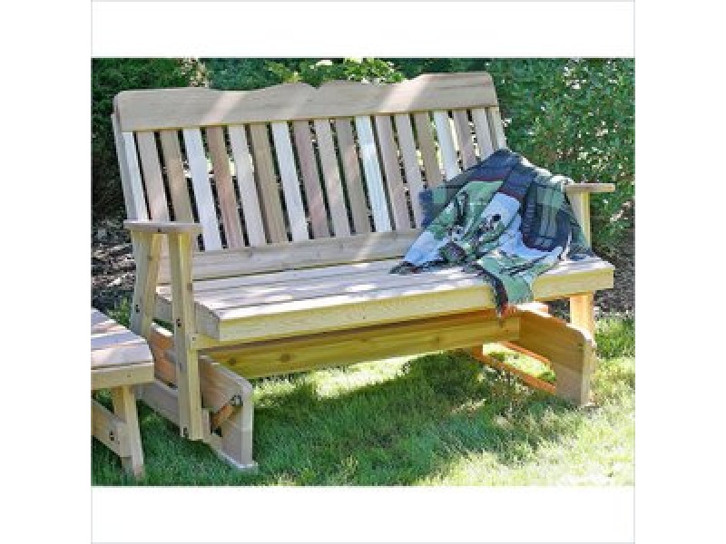 Creekvine Designs 4-Inch Cedar Countryside Rocking Glider
