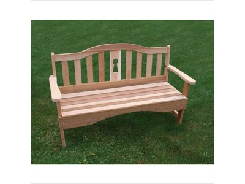 Creekvine Designs 6-Inch Cedar Keyway Garden Bench