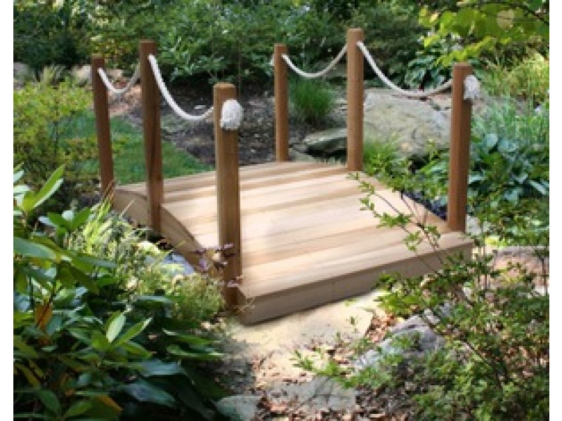 Creekvine Designs 6' Cedar Rope Bridge
