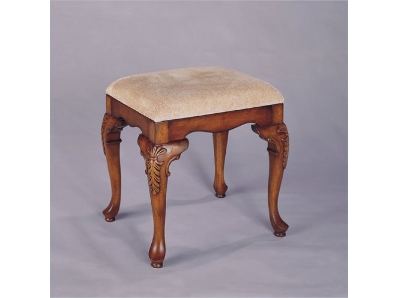 Powell Jamestown Landing Bench in Deep Cherry