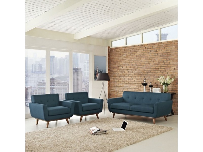 Modway Engage Armchairs and Loveseat Set of 3