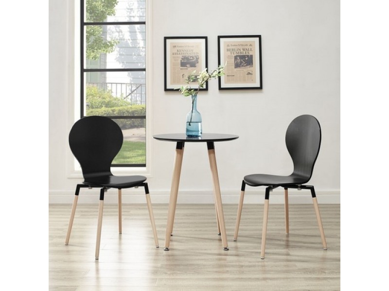 Modway Path Dining Chairs and Table Set of 3