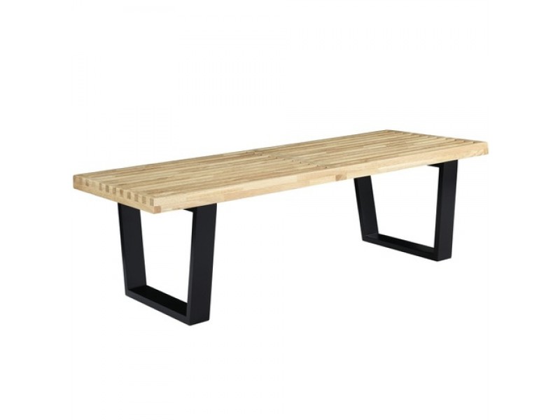 Modway Sauna 4' Bench in Natural