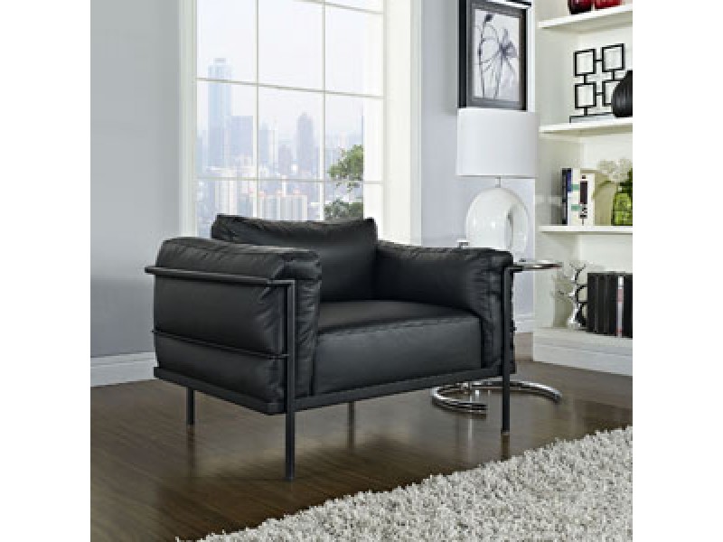 Modway Charles Grande Leather Armchair