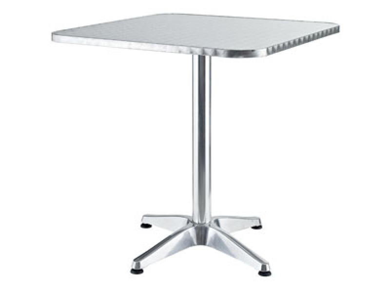 Modway Strata Pub Table in Silver