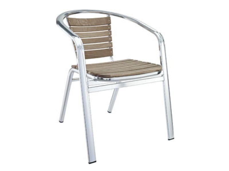 Modway Express Dining Armchair in Silver
