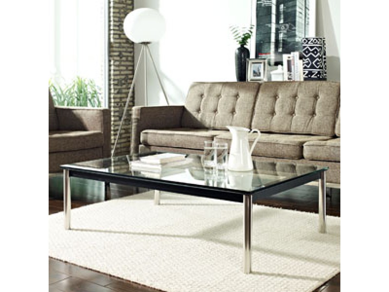 Modway Charles Rectangle Coffee Table in Black
