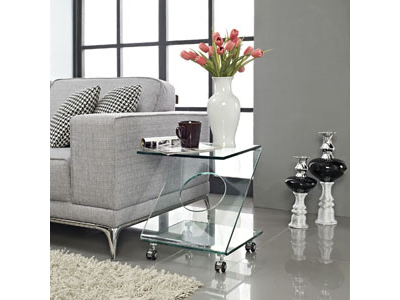 Modway Z Side Table in Clear