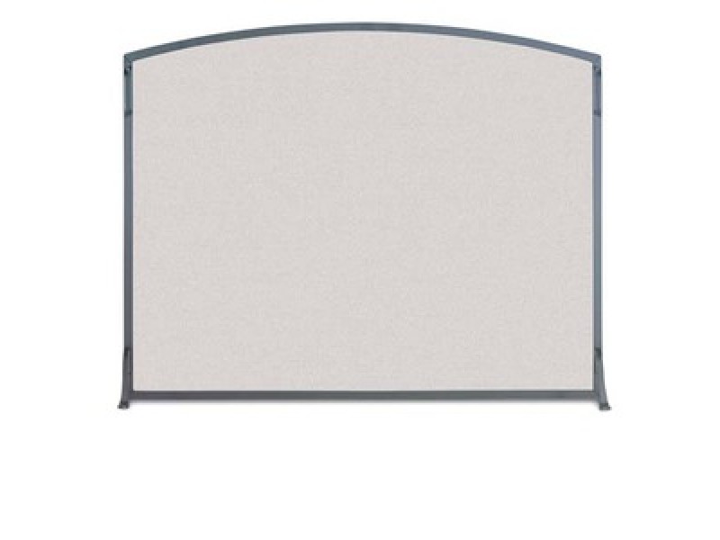 Fireside America Napa Forge Single Panel Classic Arch Screen - Black