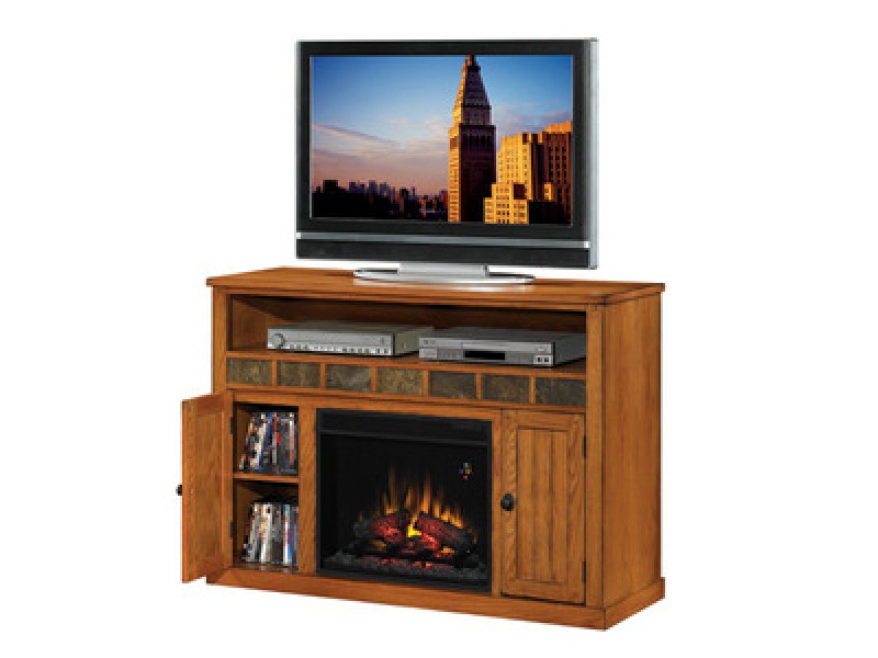 Fireside America Classic Flame 23 Inches Sedona Media Center with Electric Fireplace