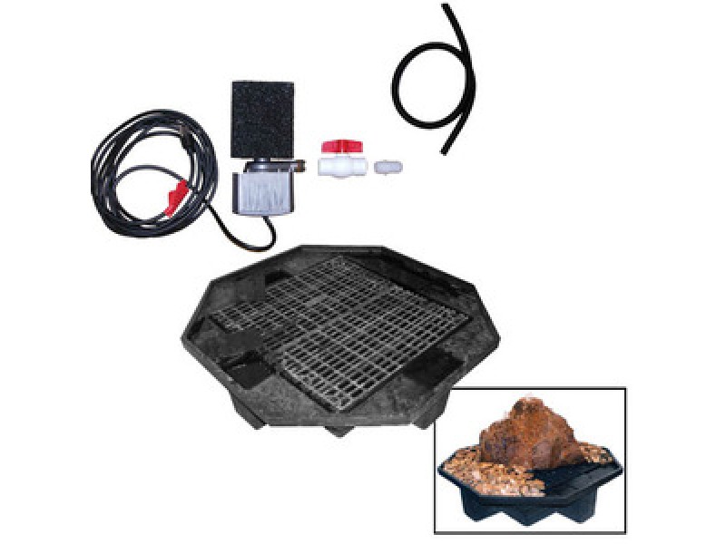 Fireside America Hargrove Outdoor 40 Inches Pond-Less Kit With One Outlet - Kit Only