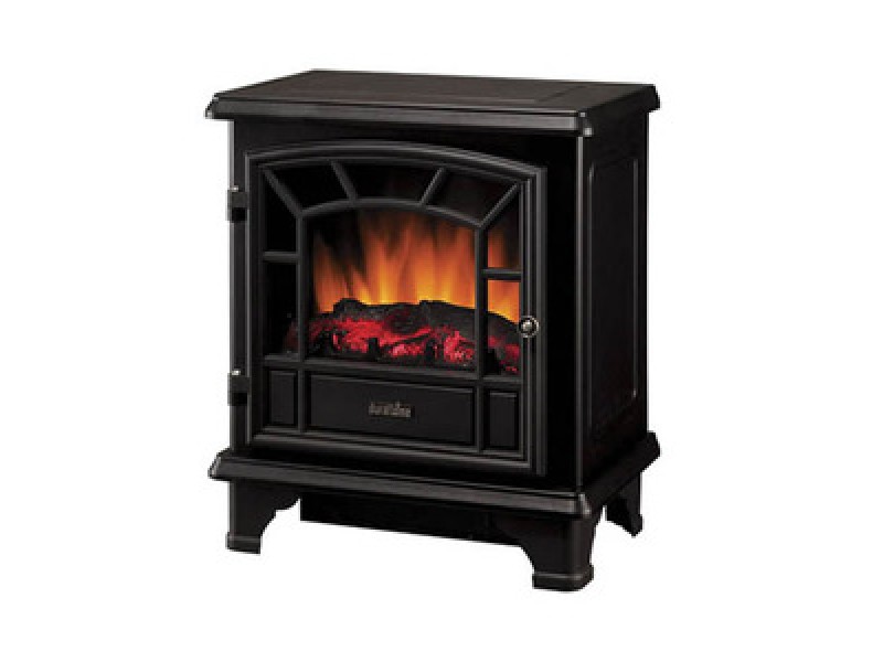 Fireside America Classic Flame Electric Stove With Heater - No Remote Control - Black
