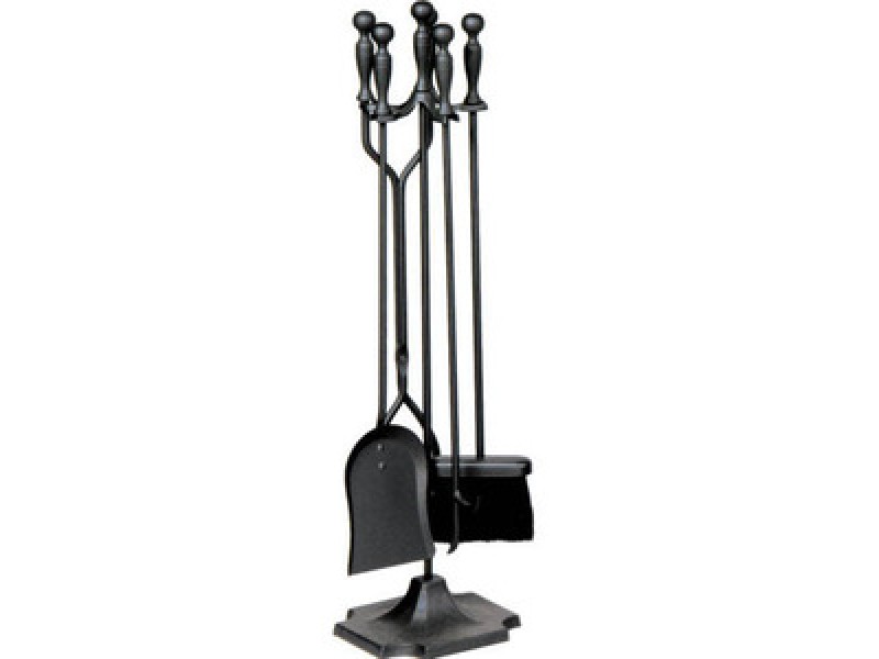 Fireside America UniFlame 5 Piece Ball Tool Set with Pyramid Base - Black