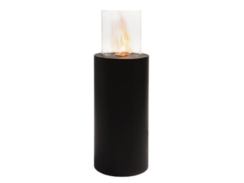 Fireside America Torch Pedestal Fire With Glass Cylinder