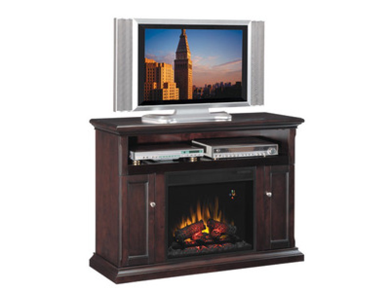 Fireside America Classic Flame 23 Inches Cannes Media Center with Electric Fireplace