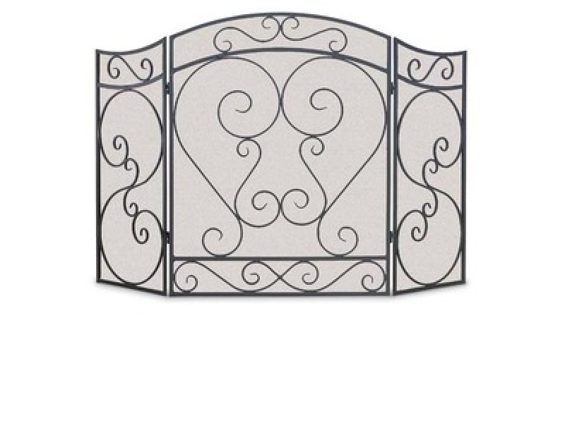 Fireside America Napa Forge 3 Panel Country Scroll Screen