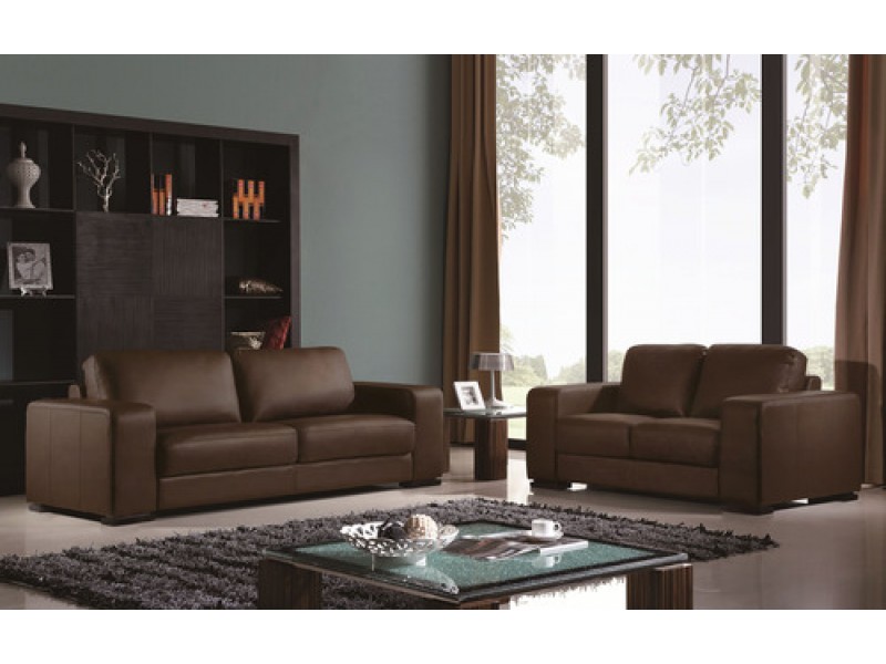 Diamond Sofa Hudson Sofa Loveseat Set of 2