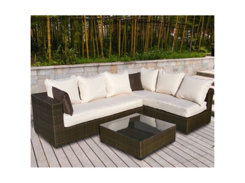 International Home Miami Atlantic Positano Sectional Three Piece Set