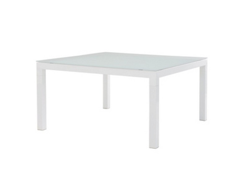 Sifas In-Outdoor Kwadra Square Dining Table Incl. Glass Top