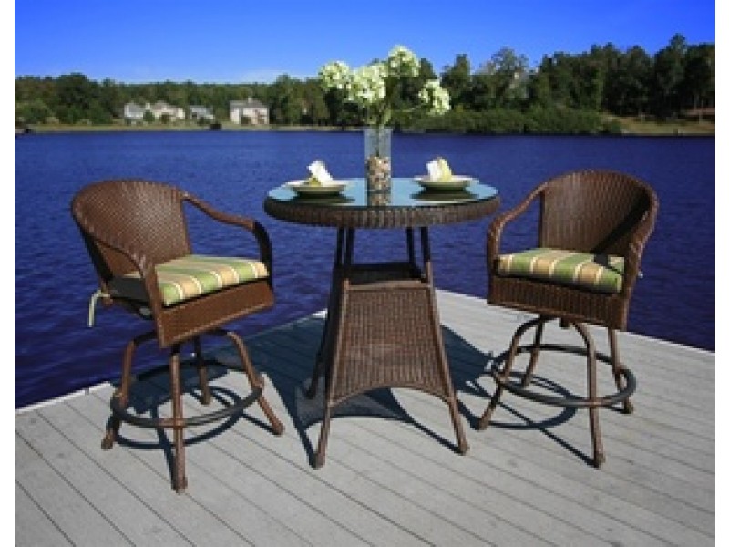Tortuga Outdoor Sea Pines 3 Piece Bar Set