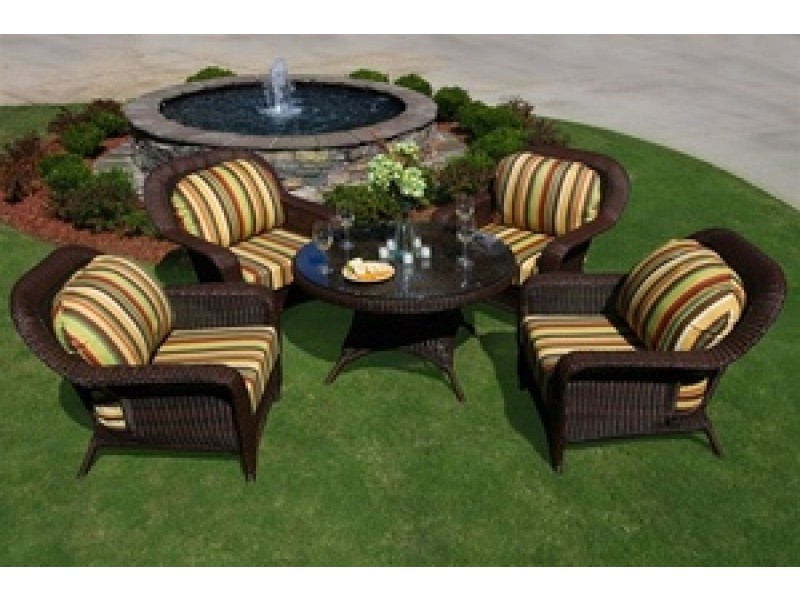 Tortuga Outdoor Sea Pines 5 Piece Conversation Table Set