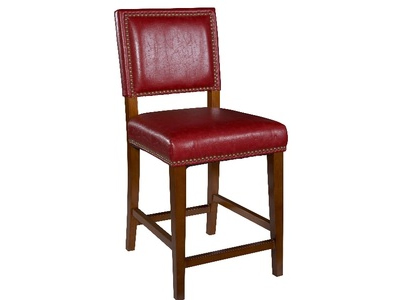 Linon Brook Red Counter Stool