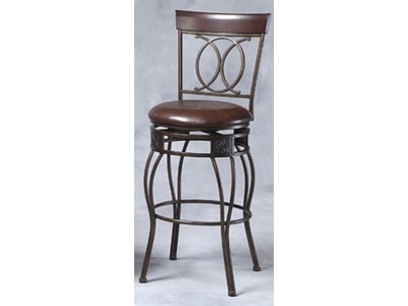 Linon O & X Back Counter Stool