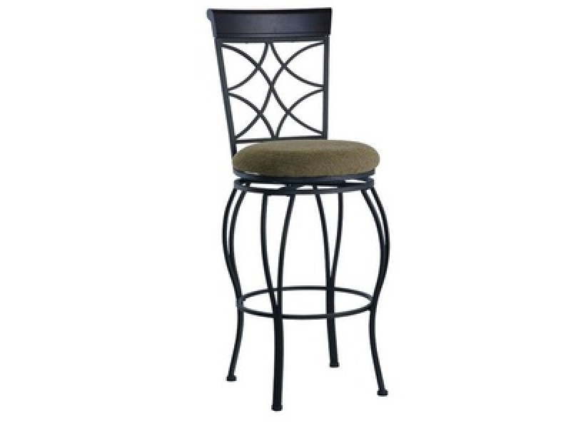 Linon Curves Back Bar Stool