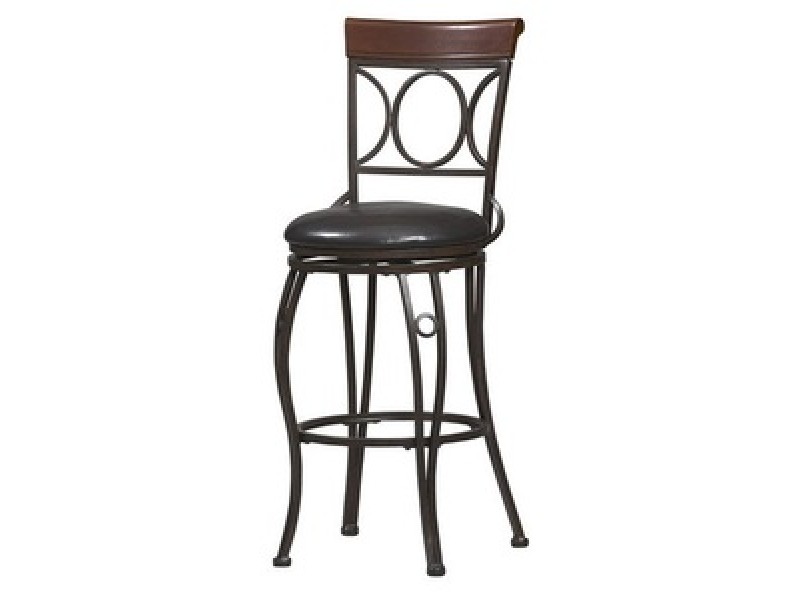 Linon Circles Back Bar Stool
