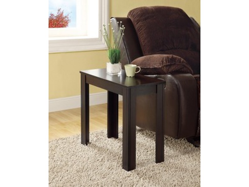 Monarch Specialties Cappuccino Accent Side Table