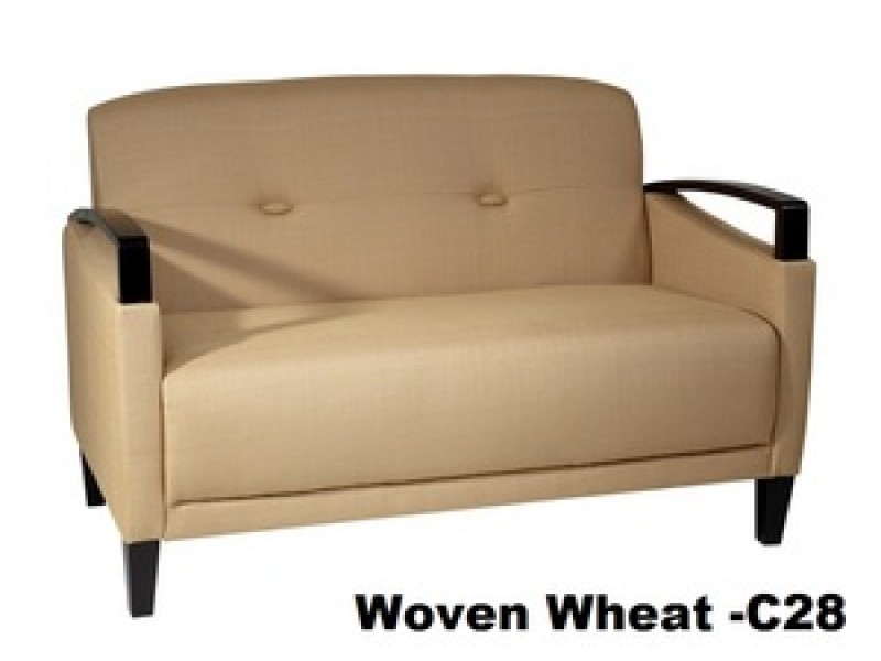 Ave-Six Main Street Retro Contemporary Loveseat