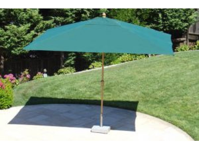 Lanza 8' x 11' Royal Rect. Market Umbrella - (Cover: Hunter Green)