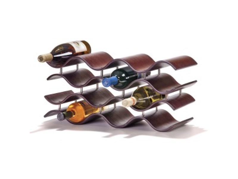 Oenophilia Bali 12 Wine Rack, Ebony