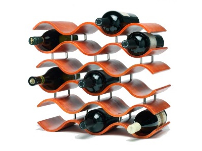 Oenophilia Bali 15 Wine Rack, Spiced Pumpkin