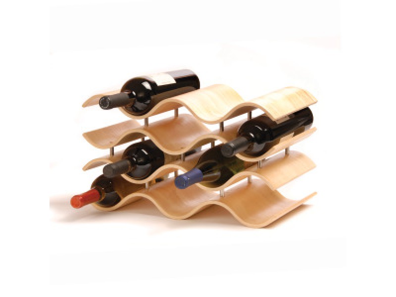 Oenophilia Bali 10 Wine Rack, Natural
