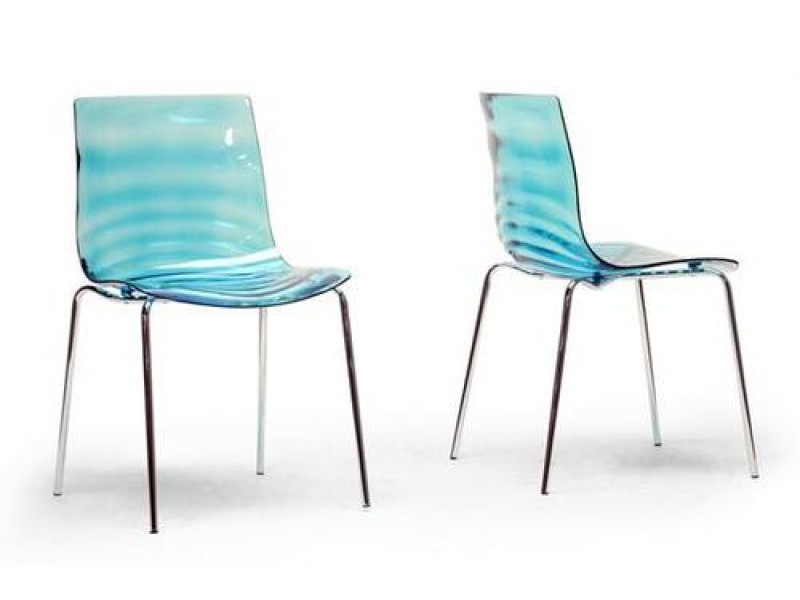 Baxton Studio Marisse Plastic Modern Dining Chair - Set of 2