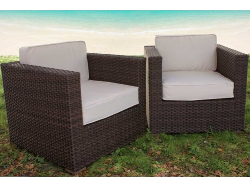 International Home Miami Atlantic Bellagio Armchair Set of 2