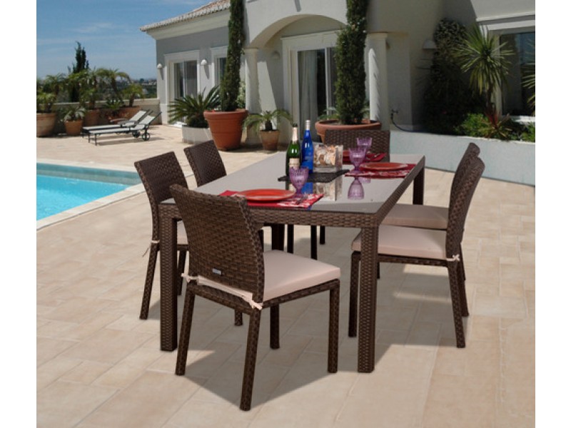 International Home Miami Atlantic Liberty Classic Dining Set of 7