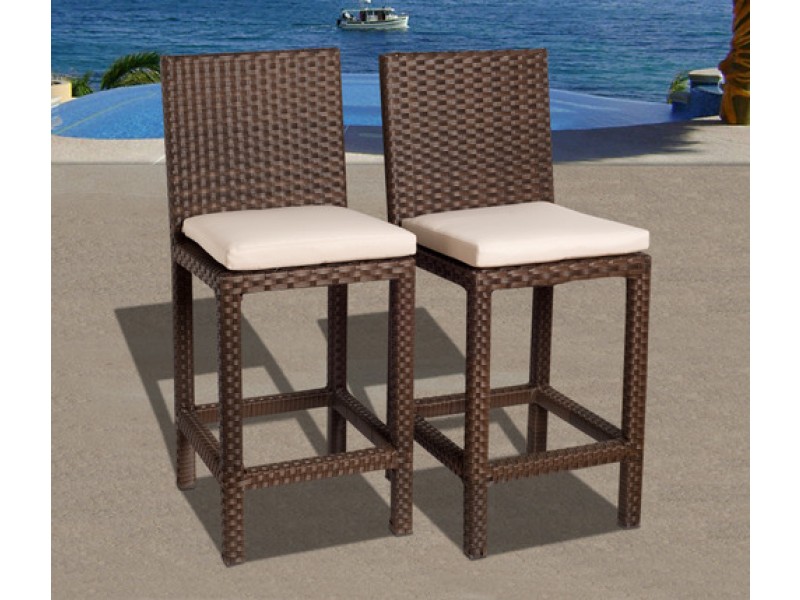 International Home Miami Atlantic Monza Barstools Set of 2