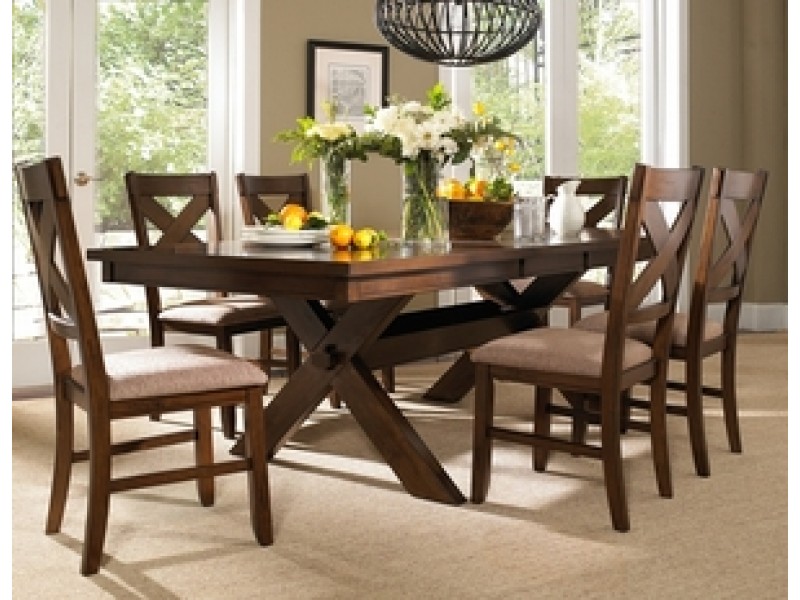 Powell 7 Piece Wd Kraven Dining Set