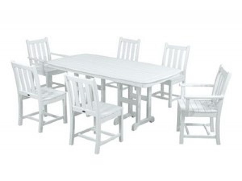 POLYWOOD¨ Traditional Garden 7-Piece Dining Set