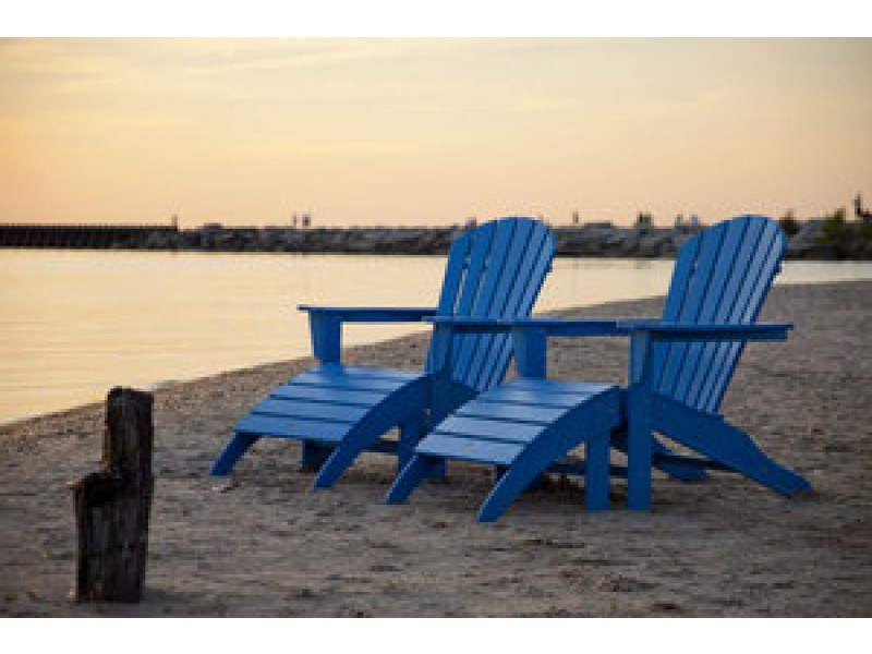 POLYWOOD¨ South Beach 4-Piece Adirondack Set