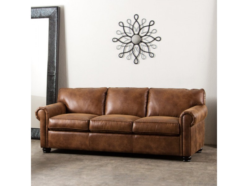 Diamond Sofa Rexford Sofa in Bomber Brown