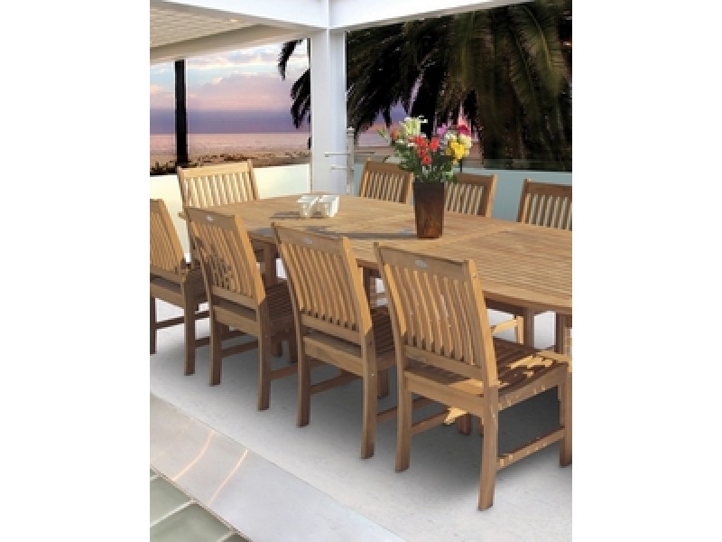 Royal Teak Compass Teak Side Chair