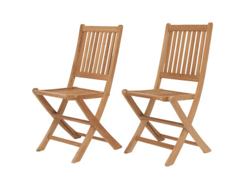 International Home Miami Amazonia Teak London Teak Folding Chair