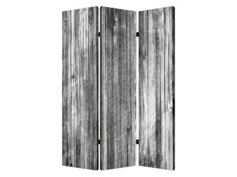 Screen Gems Distressed Wood Canvas Screen