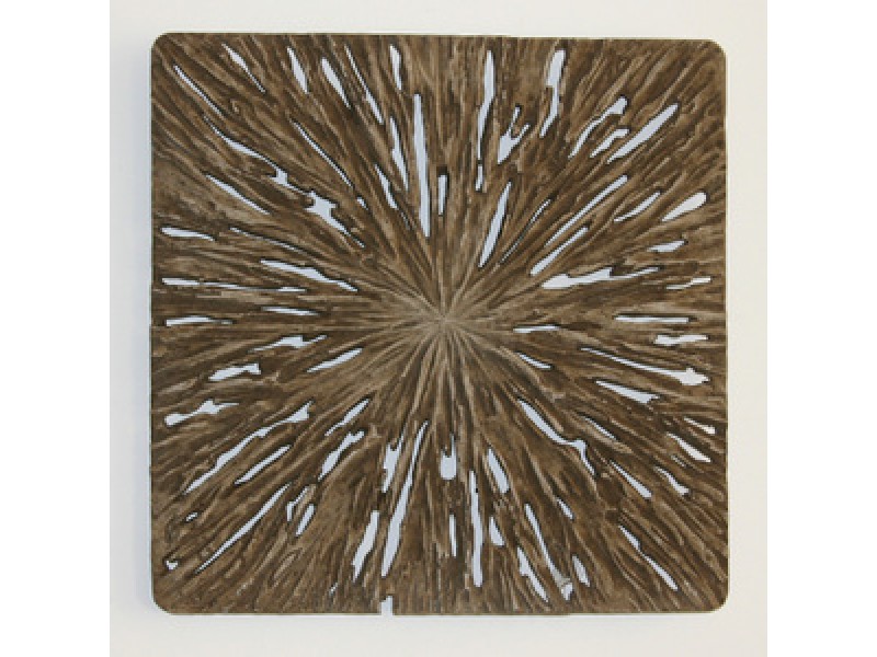 Screen Gems Square Rotten Wood Wall Art - Set of 2